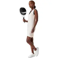Super.natural W ORY BIO Dress fresh white/blueberry (Z91) XL