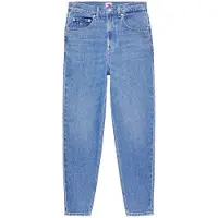 Tommy Hilfiger Tommy Jeans Damen Mom UH TPR Ch0130 Co Dw0dw19245 Konisch Zulaufend, Denim, 30W