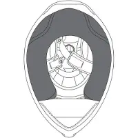 AGV K-5 S Wangenpolster