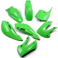 Ufo Kawasaki Klx 110 09 Ka37002@026 Plastikbausatz Grün Grün One Size