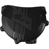 Ufo Kawasaki Kx 450 F 08 Kupplungsabdeckungsschutz Schwarz Schwarz One Size