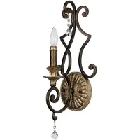 QUOIZEL Wandlampe Marquette in antikem Stil