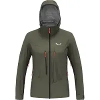 Salewa Sella 3L Ptx Jacket W, Damen - , Farbe:5280-dark olive, Größe:IT 40 / DE 34
