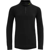 Devold - Junior Duo Active Merino Zip Neck - Merinounterwäsche Gr 14 Years schwarz