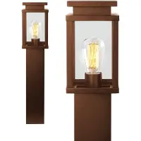 Ks Verlichting Jersey Gartenlampe Corten 60cm mit LED