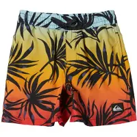 Quiksilver Badeshorts "Everyday Mix Volley", Jungen, Gr. 3(91-100cm), Normalgrößen, rot (high risk rot), Obermaterial:100% Microfaser;, Badehosen Badeshorts