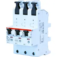 ABB S751/3-E40 Hauptleitungsschutzschalter SH-Schalter in E-Char., 25kA, 40A, 3x1P 2CDS781001R4402