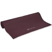 Gaiam Yogamatte Midnight Plum Sundial Flower 5mm PVC rutschfest