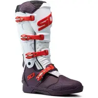 Sidi X Power SC Motocross-Stiefel, weiß/wine, Größe 41