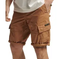Superdry für Herren. M7110300B Kurze Cargo-Shorts Vintage Core braun (34), Lässig, Baumwolle