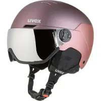 Uvex Wanted Visor bramble - antique rose mat silver mirror 54-58 cm