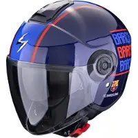 Scorpion Exo-city Ii Fc Barcelona Jethelm