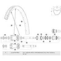 Mavic Crossmax Elite Carbon Hinterradfelge