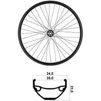 Mvtek 27.5´´ Boost Tubeless Mtb Vorderrad