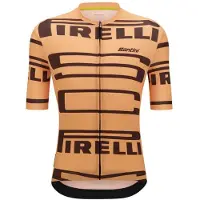 Santini Pirelli Kurzarm-radtrikot Orange L Mann Orange L