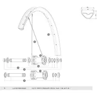 Mavic Xa 19 Felge