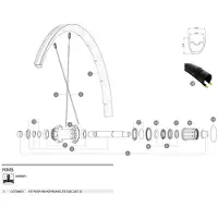 Mavic Ksyrium Elite Disc Ust 20 Rear Felge