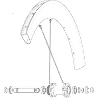 Mavic Kit 2 Front/rear Comete Pro Carbon Ust Speichen