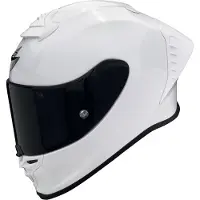 Scorpion EXO-R1 Evo Air FIM Racing #1 Solid Pearl Weiß Integralhelm Größe XL