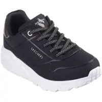 SKECHERS Uno Lite Black Knit/ White Größe EU 39