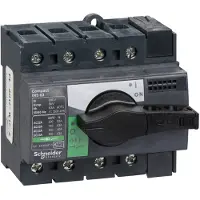 Schneider Electric 28903 Lasttrennsch. INS63,4P, 63A/690V AC/250V DC,Drehantrieb schwarz