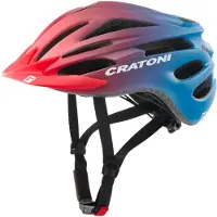 Cratoni Pacer Jr Kinder Fahrradhelm - red-blue matt