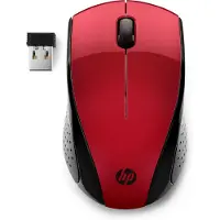 HP Wireless-Maus 220 (Sunset Red), Optisch, RF Wireless, Schwarz, Rot