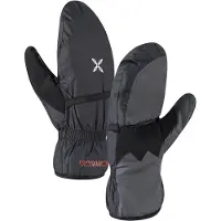 Montura - Warme Fäustlinge aus PrimaLoft Gold - Finger-Out Mitten Black für Herren - Größe M - schwarz