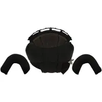 LS2 Ff320/ff353/ff800 Dks180 Innenpolsterung Schwarz Schwarz One Size