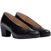Wonders für Damen. G-4723_2525_5792 Grace Lederschuhe schwarz (39), 5 bis 8 cm, Keine, Lässig, Party, Klassisch