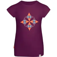 TROLLKIDS - Girl's Sandefjord T - Merinoshirt Gr 176 lila