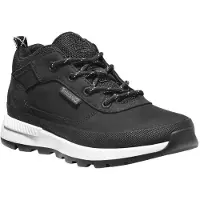 Timberland für Jungen. TB0A2GHZ0151 Field Trekker Sneaker aus Leder mit Schnürsenkeln, schwarz (23), Wohnung, Lässig, Kinderbekleidung