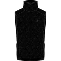 Helly Hansen für Herren. 49463 Fleeceweste Varde 2.0 schwarz (M), Lässig, Polyester