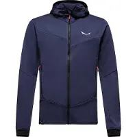 Salewa - Sella Crevasse Hooded Jacket - Fleecejacke Gr 48 blau
