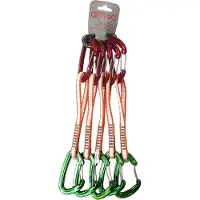 Qi´roc Wifi Recto Clip+curvo Clip+aro Dyneema 10x300 Mm+mini Karabinerhaken 5 Einheiten