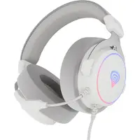 Genesis Neon 764 White, Kabelgebunden, Gaming, 20 - 20000 Hz, 425 g, Kopfhörer, Weiß