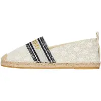Superdry für Damen. WF110297A Espadrilles aus beigem Canvas (37), Stoff, Wohnung, Keine, Lässig