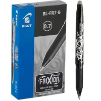Pilot Gelschreiber FriXion, radierbar, nachfüllbar, 12 Stück, 0,4 mm, schwarz