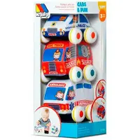 MOLTO 3er-set Friktionsautos