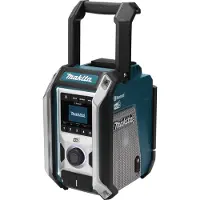 Makita DMR115, Arbeitsort, DAB, DAB+, FM, 87,5 - 108 MHz, 174.928 - 239.2 MHz, Schwarz, Blau, IP65