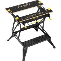 Stanley Workmate Deluxe mit Bambus-Arbeitsplatte, belastbar bis 250kg - STST83800-1