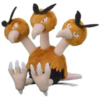 Tinisu Pokemon Dodri Kuscheltier - 17 cm Plüschtier Dodrio