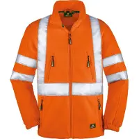 BIG Arbeitsschutz BIG Warnfleecejacke Seattle Gr. S leuchtorange