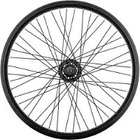 Mvtek 20´´ X 1.90 Bmx Tubeless Pin 14mm Hub On Spheres Nut Vorderrad