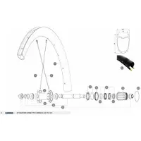 Mavic Cosmic Pro Carbon Sl Ust 20 Rear Felge