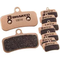 Brakco Trp Quadiem &amp; Shimano Xtr/xt/deore/zee/saint Sinterbremsbeläge 25 Paare