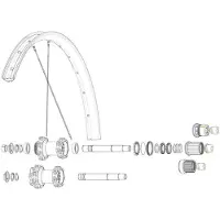 Mavic Strahl Spoke R/ND E-Deemax 30