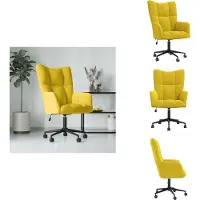 vidaXL Relaxsessel Senfgelb Samt - Sessel