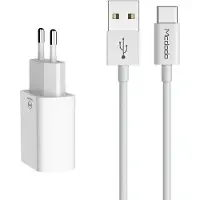 Mcdodo USB Dual Charger CH-6721 (EU) Type-C 1m Reiseset (weiß)