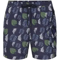 Sea Ranch Palm Printed Badeshorts
